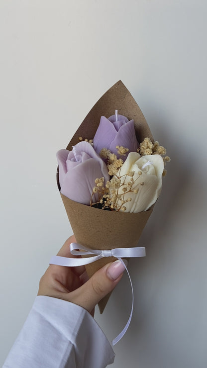 Tulip Candle Bouquet